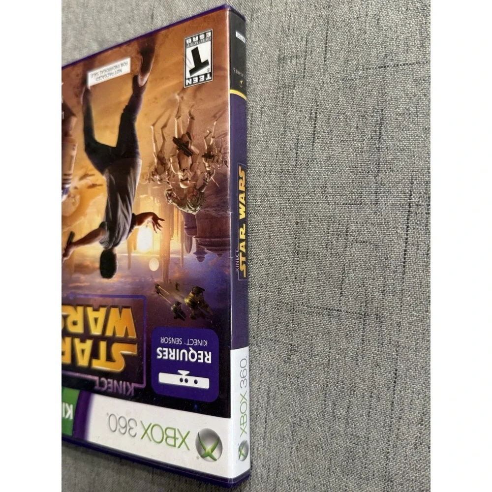 Star Wars - Microsoft Xbox 360 2012 Kinect With Manual and Demo Game Teen